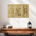 thumbnail image 2 of Elephant Stock Dental Clinic Tools Wall Art - Horizontal Multi Panel Canvas - Living Room Wall Decor - Patent Multi Panel - Black And Green Decor - 23" x 14", 2 of 4