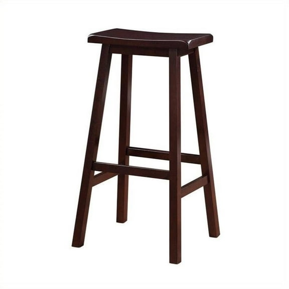 Riverbay Furniture 29" Bar Stool in Dark Brown