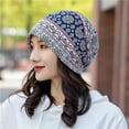 thumbnail image 4 of Gorro de cuello alto con estampado de flores, estilo japonés, fresco, con estampado de flores, hojas de melón y crisantemo, de algodón fino y transpirable, 4 of 6