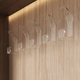 thumbnail image 3 of TNOBHG No-punch Towel Hooks Wall Hanging Hooks Set Self-adhesive Anti-slip Waterproof Great Load Bearing Bathroom Kitchen Shower Organizers 5 Pcs Towel Hooks, 3 of 8