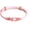 Infinity Peach Knot-Pink, variant on Women's Forever Connected Hand Woven Bracelet, Adjustable Infinity Forever Woven Bracelet