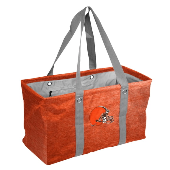 Cleveland Browns Crosshatch Picnic Caddy Tote Bag