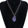 thumbnail image 1 of Colgante de cristal colorido, colgante de piedra natural original transparente, colgante de cuerda, piedra colorida, collar de clavícula del mismo estilo, 1 of 6
