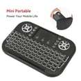 thumbnail image 3 of Backlit Mini Keyboard With Touchpad Backlit Portable Keyboard With Remote Control  2.4ghz Mini Keyboard Mini  Keyboard With Touchpad 2.4GHz Mini   Keyboard With Touchpad Backlit, 3 of 8