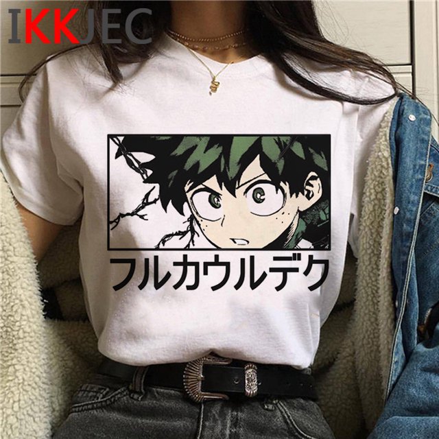 My Hero Academia Himiko Toga Boku No Ropa Mujer Impresión casual streetwear tumblr Camiseta harajukupangjing
