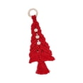 thumbnail image 3 of Tapiz de Arbol de Navidad Macarena Adornos Colgantes Chic Bohemio Rojo, 3 of 8