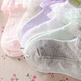 thumbnail image 1 of Baby Girls Tutu Socks Bow Lace Newborn Infant Frilly Sock Cotton Short Socks, 1 of 5