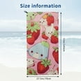 thumbnail image 5 of Shiartex Towel Sumikko Gurashi Strawberry Bath Towel 27.5x55in, 5 of 7