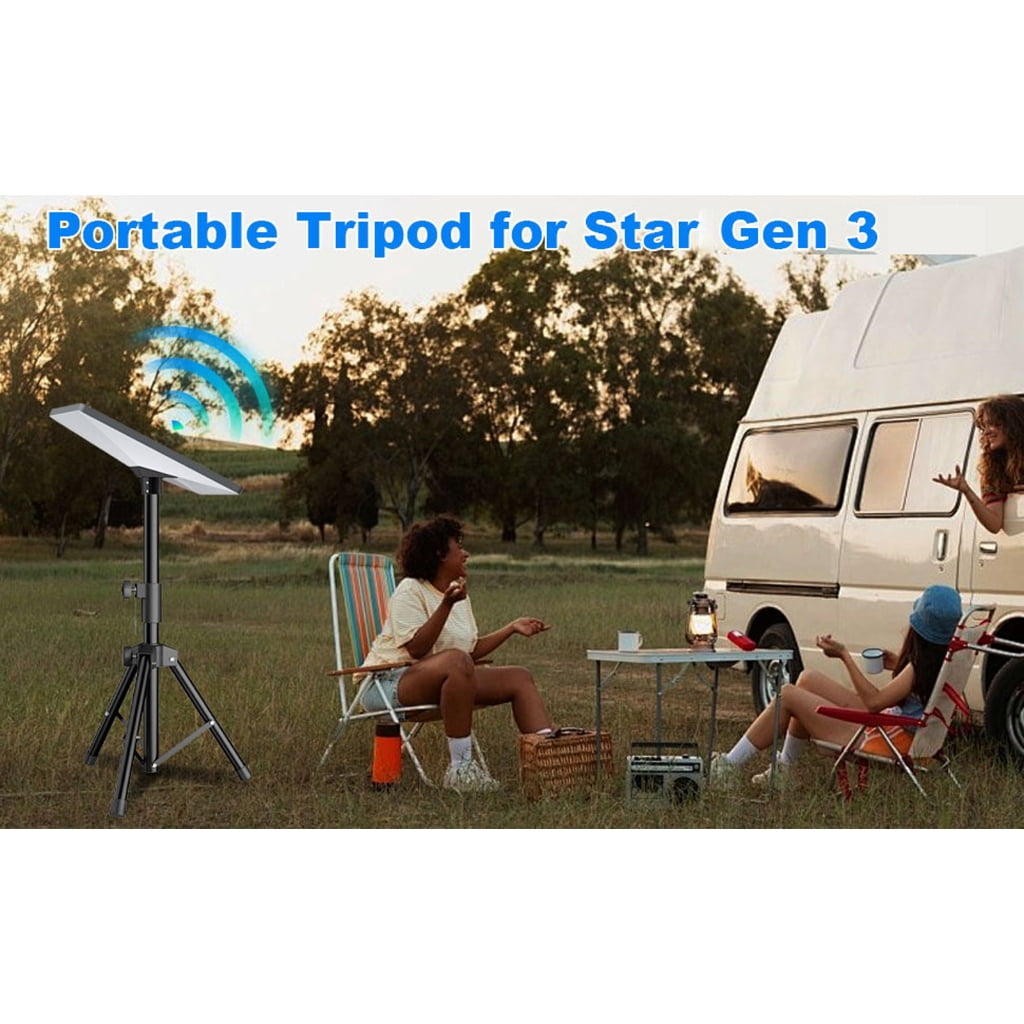 Sinyiin Tripod Stand with Pipe Adapter for Satellite Gen 3 Height Adjustable Mount, Accessories