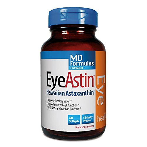 BioAstin Hawaiian Astaxanthin MD Formulas EyeAstin 60 gelcaps