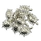 thumbnail image 1 of 10 Piezas de Dijes Colgantes de Bricolaje - Colgantes de Plata Tibetanos Antiguos Base Colgante de Collar para Manualidades de Hallazgos de Joyería 39 x 23 x 10 mm Soledad Collar colgante base, 1 of 7