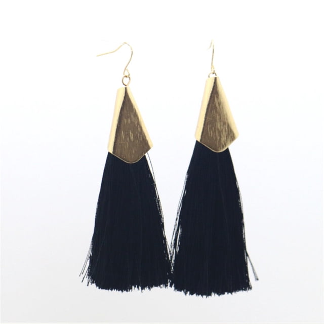 Pendientes acrílicos Tasseles geométricos Estilos étnicos hechos a mano Chic Atractivo Diseño único Material Premium Material Ear Drop Barbas 12 Paquetes Methold AP008673-03B