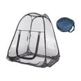 thumbnail image 4 of Tienda de campaña de red, refugio para una sola con bolsa de transporte, tienda de campaña al aire libre con mosquitera para acampar, hacer se, 4 of 9