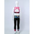 thumbnail image 7 of iiniim Kids Girls Athletic Tracksuits Sports Bra Crop Top with Leggings Gym Workout for Yoga Running Cycling Leopard 10, 7 of 7