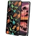 thumbnail image 1 of Black-dino-80 Phone Case, Degined for Samsung Galaxy S20 FE Case Men Women, Flexible Silicone Shockproof Case for Samsung Galaxy S20 FE, 1 of 1