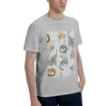 thumbnail image 2 of Bingfone Cute Colorful Animal Men'S Loose Fit Short-Sleeve Pocket T-Shirt, 2 of 7