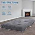 thumbnail image 2 of Slsy 6" Daybed Futon Mattress Memory Foam Futon Mattress, Thick Folding Sleeping Pad Breathable Floor Mattress for Adults, 5-Layer Foam Filling (Frame Not Included), 2 of 9