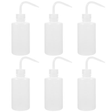 MasteelfCA 6pcs Squeeze Bottles Plastic Washing Bottle Plastic Scale Wash Bottle for Labs