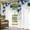 MidnightBlue LightPink, variant on Outdoor Curtains for Patio Waterproof, Navy Blue Spring Floral Outdoor Privacy Panels Grommet, Farmhouse Butterfly Rustic Blackout Outside Curtains for Porch/Cabana/Pergola/Gazebo 54"x84", 1 Panel