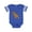 Football Blue and White, variant on Kangaroo Cute Boys or Girls Baby Bodysuit