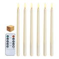 thumbnail image 1 of 6 Pzs Velas Led Decorativas Llama Realista Y Control Remoto Lab.G, eige, 1 of 5