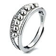 thumbnail image 4 of Femmes Hommes Bague Ouverture Réglable Anneaux Décor Cercles Placage Multi Perles Placage Unisexe Adultes Bijoux pour Bijoux Décorations à la Main Type 2, 4 of 7