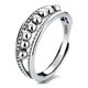 thumbnail image 1 of Minnieouse Anillo de apertura para hombre y mujer, anillos ajustables, decoración de círculos, cuentas chapadas, joyería Unisex para adultos, Ropa, zapatos y accesorios Miscelánea Tipo 2 Minnieouse  AP012684-02, 1 of 6