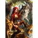 thumbnail image 1 of Cuadros Decorativos (DE8826) 5D DIY Diamante Pintura Taladro Completo Mujeres y Lobo Punto de Cruz Bordado 20X30cm Tmvgtek embutido en tela, 1 of 1