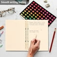 thumbnail image 4 of FORMRS 1-Subject Spiral Notebook 8" x 5" College Ruled 60 Refillable Sheet A5 Hard Cover, 2 Pack, Pink Block Pattern, 4 of 7