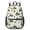 White, variant on Tractor and Barns Green Pattern 17" School Backpacks for Teens,Waterproof Oxford Fabric,S-Shape Padded Straps for School,Travel,Hiking,Camping