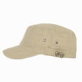 thumbnail image 2 of WITHMOONS Cadet Cap Cotton Vintage Distressed Washed Hat CR4267 (Beige), 2 of 4