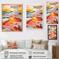 thumbnail image 4 of Designart "Geyser Horizon In De Stijl II" Geyser Wall Art Living Room, 4 of 7