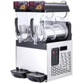 thumbnail image 2 of 700W Dual Tank Slushie Machine – 15L x 2, Commercial Stainless Steel, Self-Cleaning, High-Speed Frozen Drink Maker for Bar & Home, Black, 2 of 8