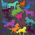thumbnail image 3 of CafePress - Rainbow Horses T Shirt - Mens Comfort Colors Shirt, 3 of 5