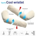 thumbnail image 4 of Basico Unisex Sports Cooling Arm Sleeves UV Protection Sunblock Armwarmers for Bike Hiking Golf Driving(Arm), 4 of 5