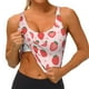 thumbnail image 3 of Fotbe Strawberry Sujetador Deportivo Largo sin Aros para Mujer con Almohadillas y Soporte Medio, Transpirable y Absorbente, Camiseta Tipo Chaleco o Tank Top-Medium, 3 of 8