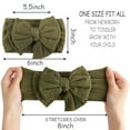 thumbnail image 4 of Handmade Soft Stretchy Nylon Baby Headbands with Bows, 6Pcs Christmas Headbands for Toddlers & Newborns, Gentle No-Mark Infant Hair Bands, Ideal Toddler Gifts with Stretch Bands Design, 4 of 9