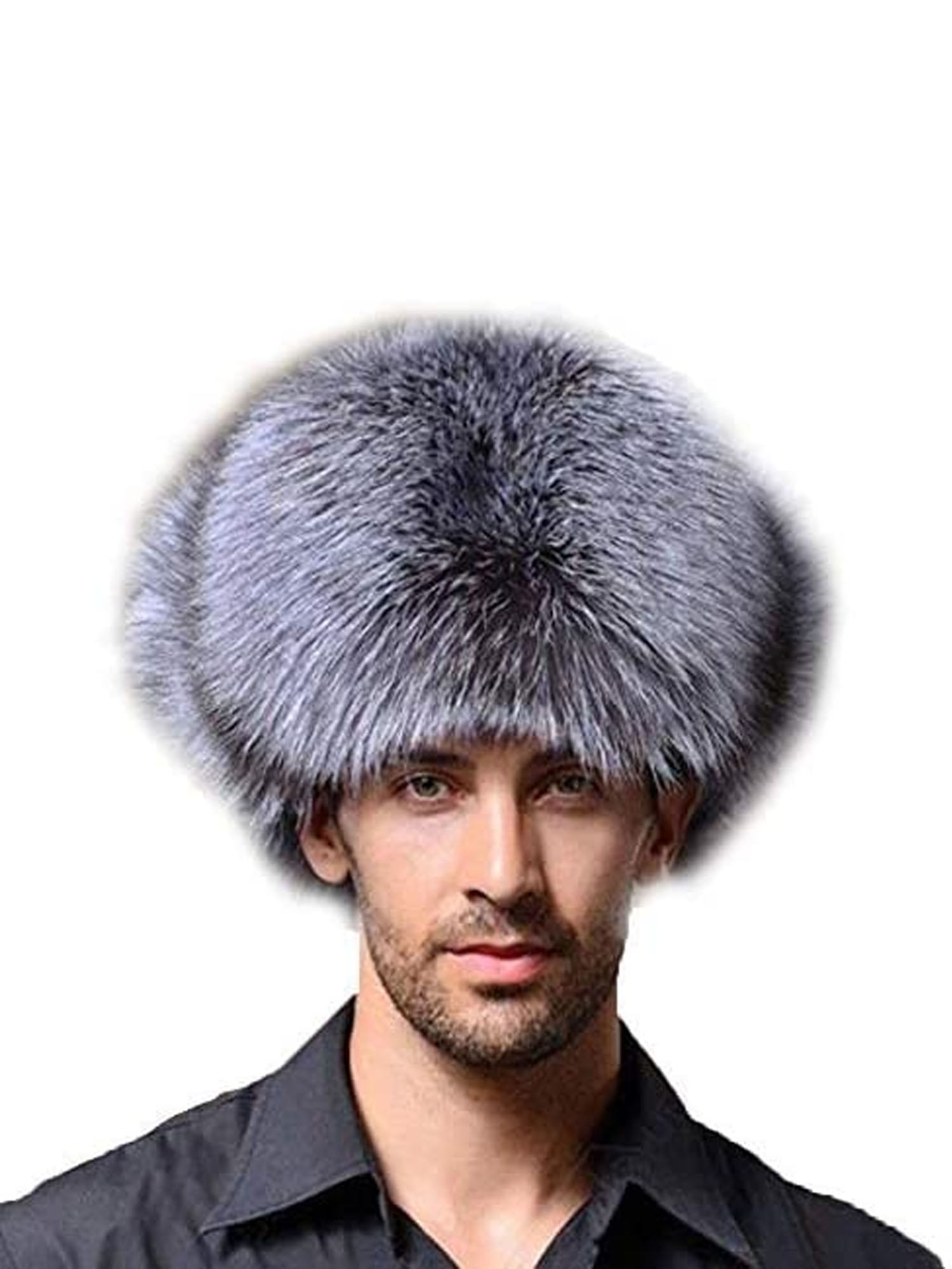 Women Faux Fur Bomer Hat Windproof Cold Weather Cossack Earflaps Tropper Ushanka Thermal Headwear 
