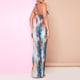 thumbnail image 3 of Señoras Halter Maxi vestido sin espalda túnica vestido largo vestido ajustado traje de vacaciones FLhrweasw  Nuevo, 3 of 7