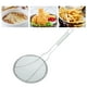 thumbnail image 4 of Colador asiático de acero inoxidable, cuchara desnatadora de malla fina con asa, colador para freír alimentos, pasta, espaguetis y fideos, 22 cm, 4 of 8