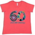 thumbnail image 3 of Inktastic Blooming 60th Birthday Women's Plus Size T-Shirt, 3 of 5