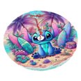 thumbnail image 1 of Falda para árbol de Navidad con puntadas, suave y divertida, decoración navideña de granja con cuello para árbol de Navidad de 36", 1 of 4