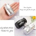 thumbnail image 2 of 3 Inches Small Stainless Steel Keepsake Cremation Urn Butterfly Mini Cremation Urns for Ashes Stainless Steel Small Memorial Ashes Holder Mini Urn Small Ash Urn, 2 of 7