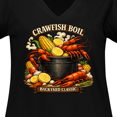 thumbnail image 4 of Inktastic Crawfish Boil Women's Plus Size V-Neck T-Shirt, 4 of 5