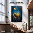 thumbnail image 3 of Cuadro Decorativo Canvas Manzana Abstracta 60x90 Canvas Revolution, 3 of 4