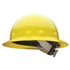 Fibre-Metal Yellow SUPEREIGHT Class E, G or C Type I Thermoplastic Hard Hat With Full Brim And 3-R Ratchet Suspension