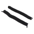 thumbnail image 1 of Cordones Elásticos Sunnimix Sin cordones Rizados para Adultos y Niños Zapatillas negro, 1 of 8