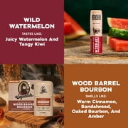 Dr. Squatch Holiday Gifts for Men – Mini Bar Soap, Mini Deodorant & Lip Balm – Wood Barrel Bourbon + Wild Watermelon (3-Pack)
