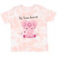 thumbnail image 3 of Inktastic Aditi My Nanny Loves Me Pink Elephant Beautiful Girls Toddler T-Shirt, 3 of 5