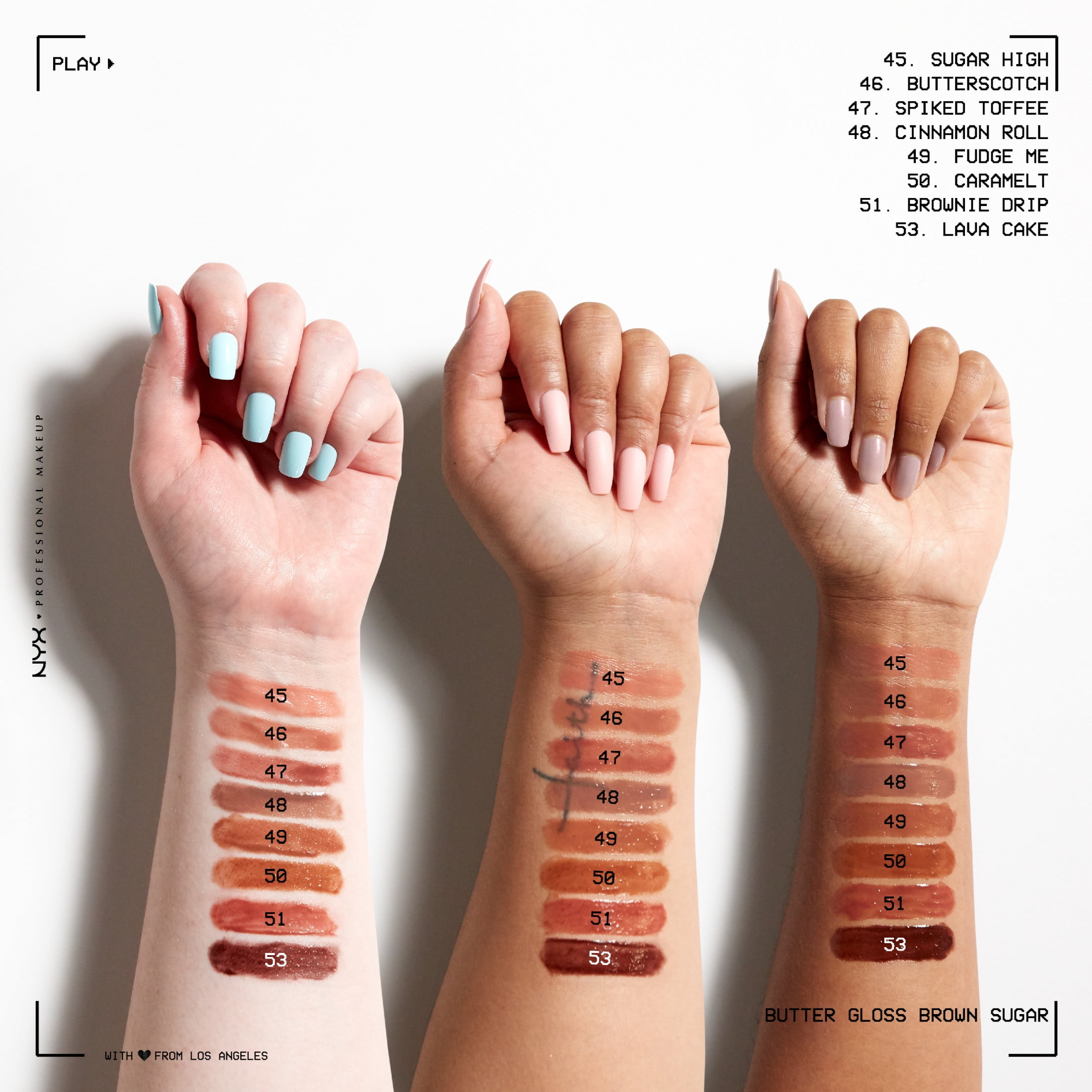 (2 pack) NYX Professional Makeup Butter Gloss, Non-Sticky Lip Gloss, Vanilla Cream Pie, 0.27 Oz